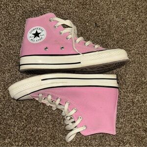 Converse Pink Canvas Sneakers